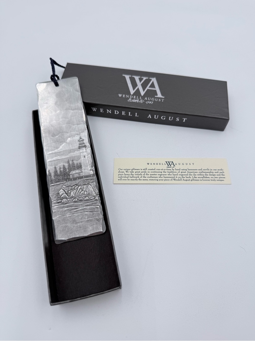 Wendell August Forge Portland Lighthouse Maryland Cape Elizabeth Bookmark